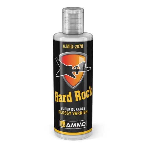Przejdź do produktu Ammo Mig 2070 - Lakier bezbarwny błyszczący Hard Rock Super Durable 60 ml