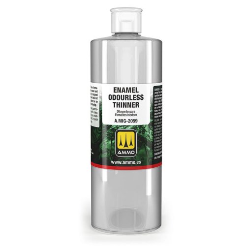 Przejdź do produktu Ammo Mig 2059 - Rozcieńczalnik do washy olejnych Enamel Odourless Thinner 400 ml