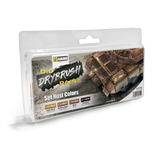 Przejdź do produktu Ammo Mig 7302 - Zestaw farb do techniki suchego pędzla Rust Colors