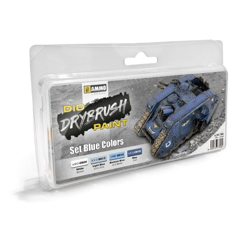 Przejdź do produktu Ammo Mig 7303 - Zestaw farb do techniki suchego pędzla Blue Colors