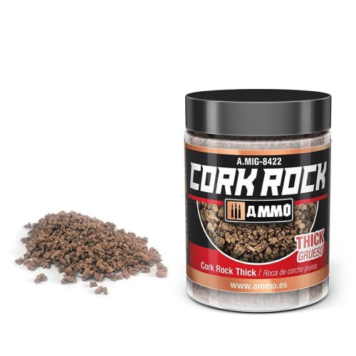 Przejdź do produktu Ammo Mig 8422 - Posypka z mielonego korka do makiet, gruba 100 ml