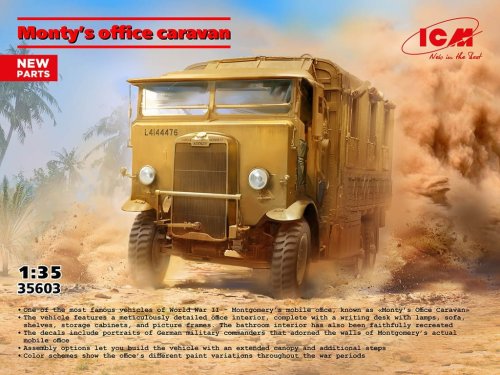 Przejdź do produktu ICM 35603 - 1:35 Monty's Office Caravan