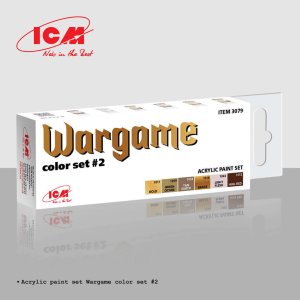ICM 3079 - Zestaw farb Wargame Color Set #2