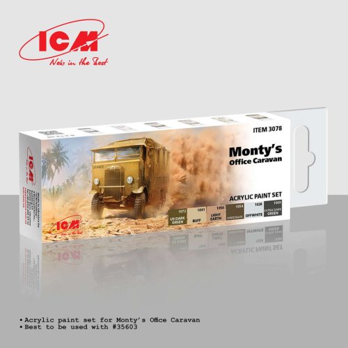 Przejdź do produktu ICM 3078 - Zestaw farb Monty's Office Caravan