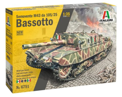 Przejdź do produktu Italeri 6751 - 1:35 Semovente M43 da 105/25 Bassotto