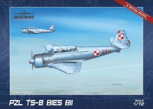 Przejdź do produktu Answer AA72043 - 1:72 PZL TS-8 Bies BII