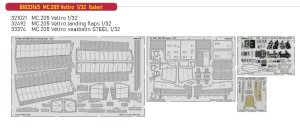 Eduard BIG33165 - 1:32 MC.205 Veltro