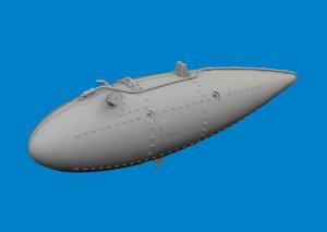 Eduard 6481085 - 1:48 P-40 52gal drop tank Print 3D
