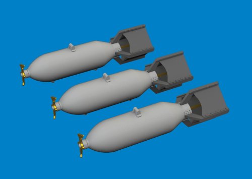 Przejdź do produktu Eduard 6481083 - 1:48 P-40 100lb M30 US bombs Print 3D