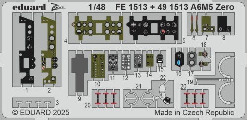 Przejdź do produktu Eduard FE1513 - 1:48 A6M5 Zero