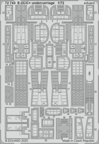 Przejdź do produktu Eduard 72743 - 1:72 E-2C/C+ undercarriage
