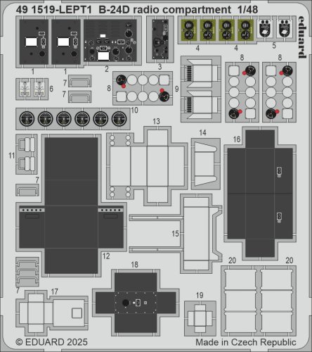 Przejdź do produktu Eduard 491519 - 1:48 B-24D radio compartment