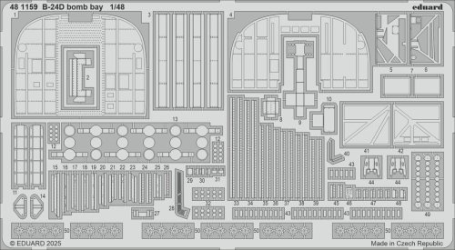 Przejdź do produktu Eduard 481159 - 1:48 B-24D bomb bay