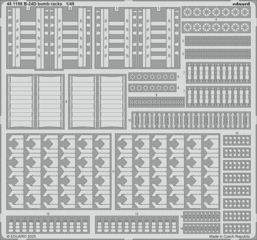 Przejdź do produktu Eduard 481158 - 1:48 B-24D bomb racks