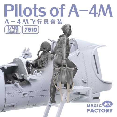 Przejdź do produktu Magic Factory 7510 - 1:48 Pilots of A-4M Skyhawk