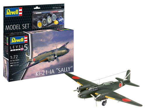 Przejdź do produktu Revell 63797 - 1:72 Mitsubishi Ki-21-IA Sally model z farbami