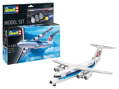 Przejdź do produktu Revell 63791 - 1:144 Bae 146-200 AirUK model z farbami