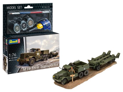 Przejdź do produktu Revell 63364 - 1:76 M19 Tank Transporter model z farbami