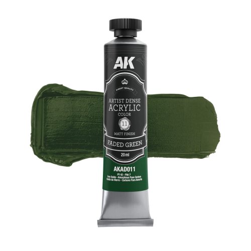 Przejdź do produktu AK Interactive AD011 - Artystyczna gęsta farba akrylowa Faded Green 20 ml