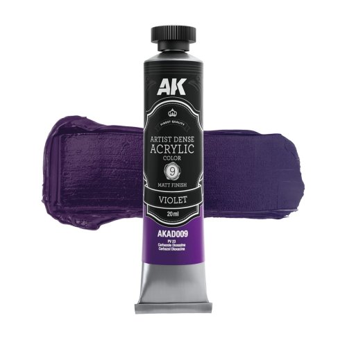 Przejdź do produktu AK Interactive AD009 - Artystyczna gęsta farba akrylowa Violet 20 ml