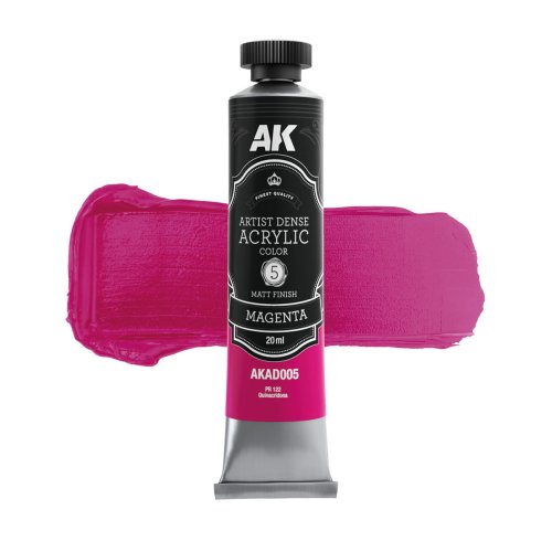 Przejdź do produktu AK Interactive AD005 - Artystyczna gęsta farba akrylowa Magenta 20 ml