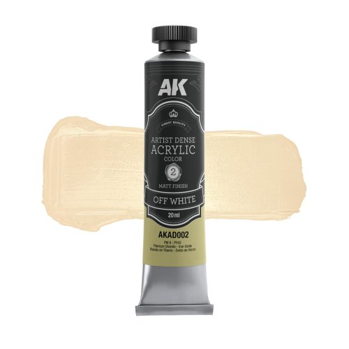 Przejdź do produktu AK Interactive AD002 - Artystyczna gęsta farba akrylowa Off White 20 ml