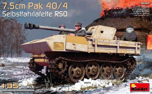 Przejdź do produktu Miniart 35483 - 1:35 Slebstfahrlafette RSO 7,5 cm Pak 40/4