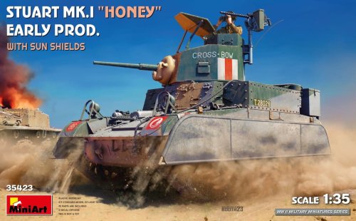 Przejdź do produktu Miniart 35423 - 1:35 Stuart Mk.I Honey Early Prod. w/ Sun Shields