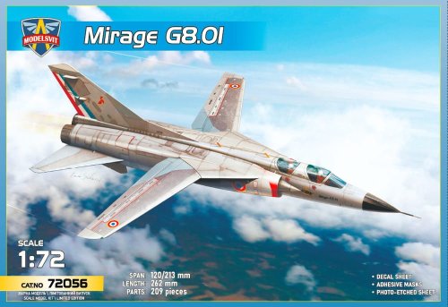 Przejdź do produktu Modelsvit 72056 - 1:72 Mirage G8.01