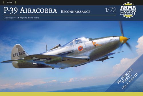 Przejdź do produktu Arma Hobby 70058 - 1:72 P-39 Airacobra Reconnaissance