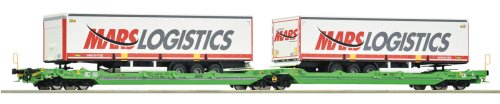 Przejdź do produktu Roco 6600005 H0 - Podwójny wagon platforma typu T3000e z naczepami, CFL Cargo, ep.VI