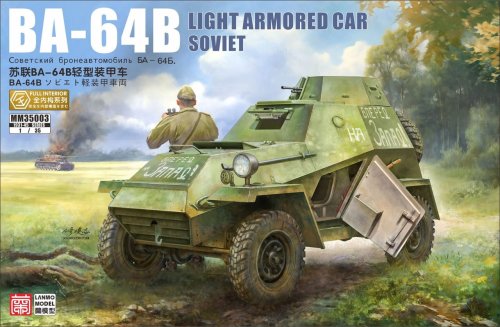 Przejdź do produktu Lanmo Model MM35003 - 1:35 BA-64B Soviet Light Armored Car