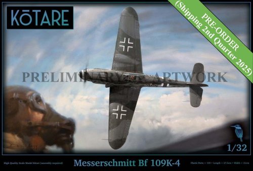 Przejdź do produktu Kotare K32009 - 1:32 Messerschmit Bf 109K-4