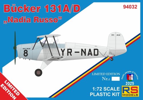 Przejdź do produktu RS Models 94032 - 1:72 Bucker 131 A/D Nadia Russo