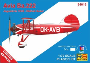 RS Models 94016 - 1:72 Avia Ba.222