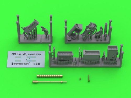 Przejdź do produktu Master GM-35-087 - 1:35 Browning M1919 A4.30 cal 7,62mm z uchwytem plot. M20 używany np. na M3 Stuart lub z kołyską D7431 np. M3 Scout Car