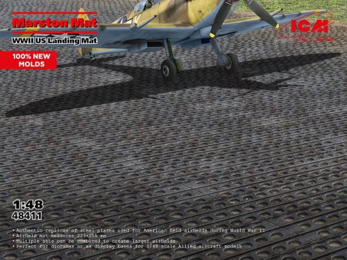 Przejdź do produktu ICM 48411 - 1:48 Marston Mat WWII US Landing Mat