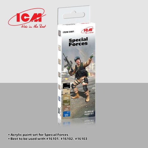 Przejdź do produktu ICM 3081 - Zestaw farb Special Forces