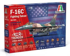 Italeri 35105 - 1:48 F-16C Fighting Falcon War Thunder Special Bonus