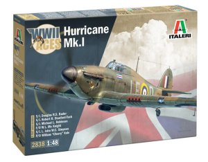 Italeri 2838 - 1:48 Hurricane Mk.I WWII Aces