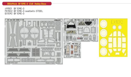 Przejdź do produktu Eduard BIG49444 - 1:48 Bf 109E-3