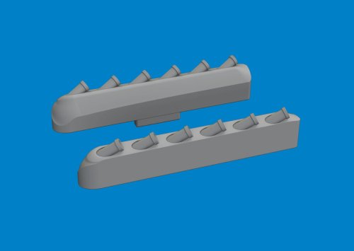 Przejdź do produktu Eduard 672412 - 1:72 P-51 exhaust stacks w/ fairing Print 3D