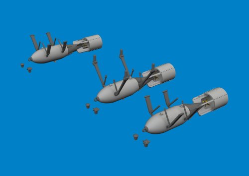 Przejdź do produktu Eduard 6481082 - 1:48 P-40 250lb MC British bombs Print 3D