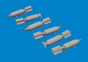 Eduard 6481078 - 1:48 P-40 30lb frag bombs Print 3D