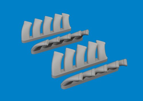 Przejdź do produktu Eduard 6481073 - 1:48 Mosquito exhaust stacks Print 3D