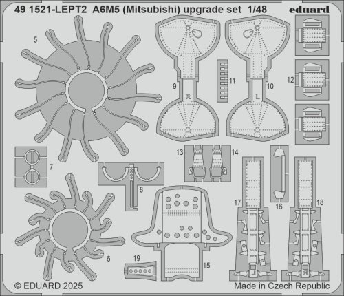 Przejdź do produktu Eduard 491521 - 1:48 A6M5 Mitsubishi upgrade set