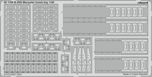 Przejdź do produktu Eduard 481165 - 1:48 B-26G Marauder bomb bay