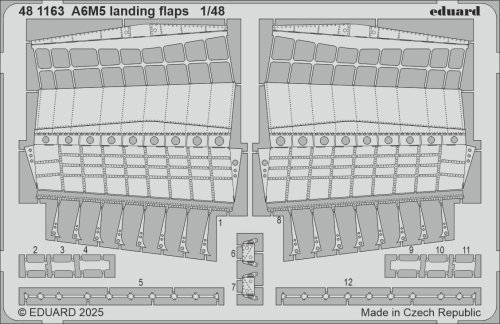 Przejdź do produktu Eduard 481163 - 1:48 A6M5 landing flaps