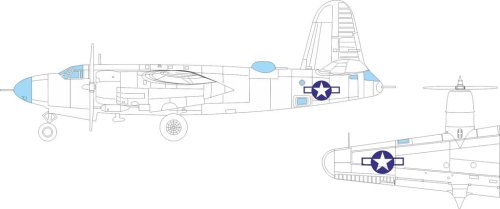 Przejdź do produktu Eduard EX1118 - 1:48 B-26G Marauder US national insignia