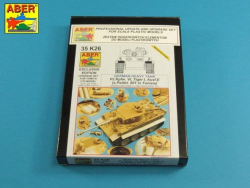 Przejdź do produktu ABER 35K26 - 1:35 Pz.Kpfw.VI Tiger I Ausf.E s.PzAbt. 501 in Tunisia
